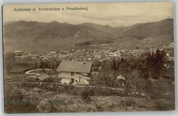 Schliersee Westenhofen Freudenberg X 1910 Nr Wd73930 Oldthing
