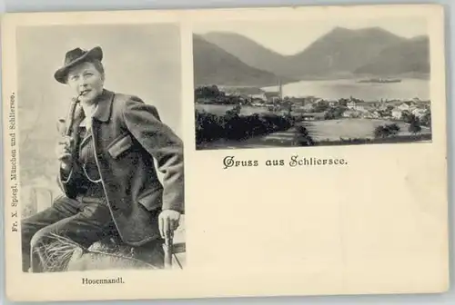 Schliersee Schliersee  ungelaufen ca. 1900 / Schliersee /Miesbach LKR