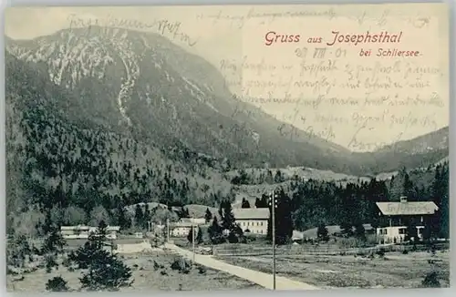 Schliersee Josefstal x 1901