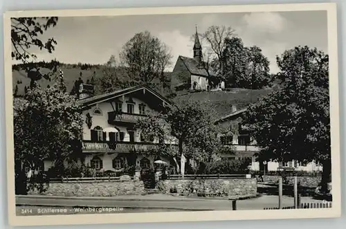 Schliersee Weinberg Kapelle x 1951