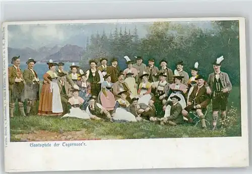 Tegernsee Tegernsee  ungelaufen ca. 1900 / Tegernsee /Miesbach LKR