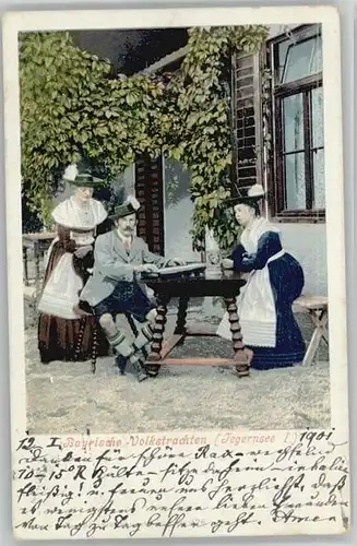 Tegernsee Tracht x 1901