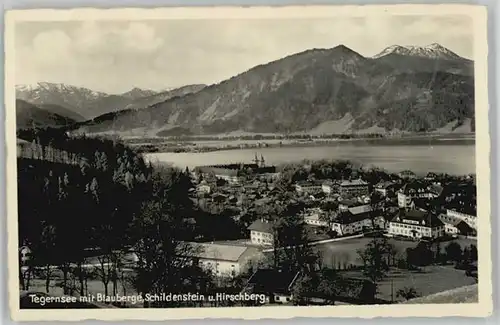 Tegernsee Tegernsee  ungelaufen ca. 1930 / Tegernsee /Miesbach LKR