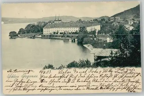 Tegernsee Schloss x 1903