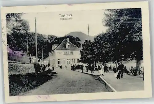 Tegernsee Schlosscafe  x 1916