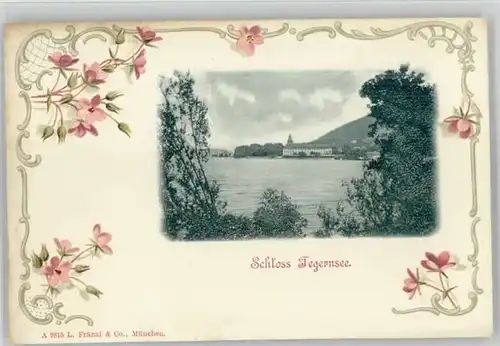 Tegernsee Tegernsee Schloss ungelaufen ca. 1900 / Tegernsee /Miesbach LKR