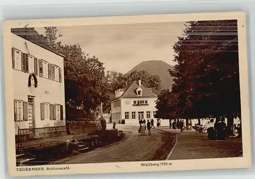 Tegernsee Schlosscafe  x 1924