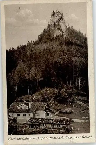 Tegernsee [Stempelabschlag] Gasthaus Galaun x 1925