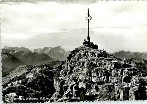 Tegernsee Tegernsee Wallberg ungelaufen ca. 1965 / Tegernsee /Miesbach LKR