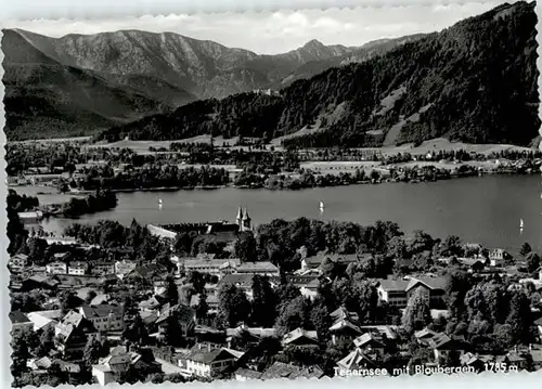 Tegernsee Tegernsee Fliegeraufnahme ungelaufen ca. 1965 / Tegernsee /Miesbach LKR