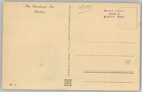 Starnberg Starnberg Ambach ungelaufen ca. 1920 / Starnberg /Starnberg LKR