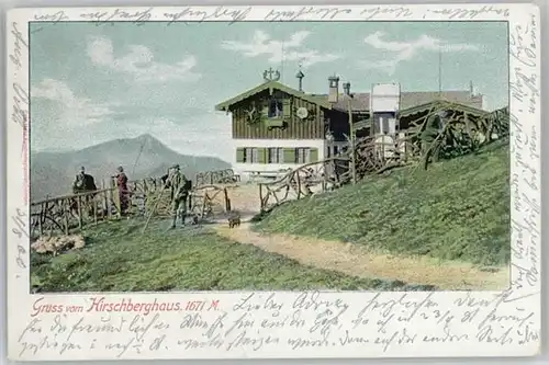 Tegernsee Hirschberg Haus x 1900