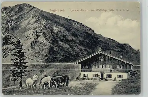 Tegernsee Tegernsee Wallberg Unterkunftshaus ungelaufen ca. 1910 / Tegernsee /Miesbach LKR