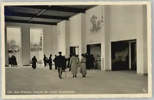 Bad Wiessee Bad Wiessee Wandelhalle ungelaufen ca. 1930 / Bad Wiessee /Miesbach LKR