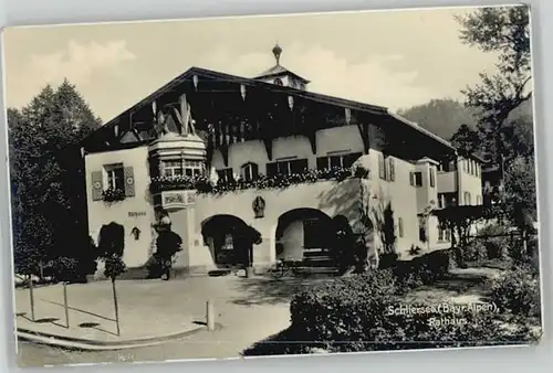 Schliersee Schliersee Rathaus ungelaufen ca. 1930 / Schliersee /Miesbach LKR