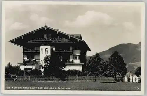 Bad Wiessee Bad Wiessee Kurheim Hanslbauer ungelaufen ca. 1930 / Bad Wiessee /Miesbach LKR