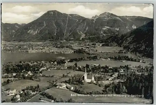 Bad Wiessee Bad Wiessee Fliegeraufnahme ungelaufen ca. 1955 / Bad Wiessee /Miesbach LKR