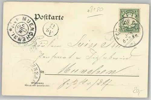 Tegernsee Albach x 1902