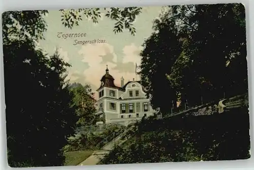 Tegernsee Tegernsee Sengerschloss ungelaufen ca. 1910 / Tegernsee /Miesbach LKR
