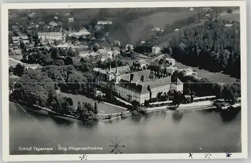 Tegernsee Fliegeraufnahme Schloss x 1935