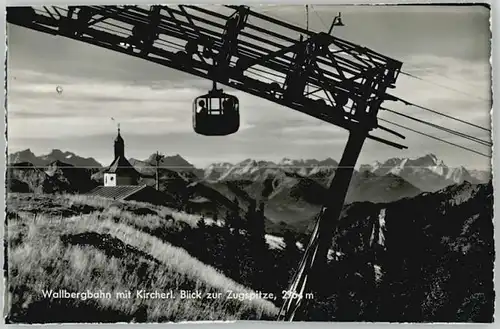 Tegernsee Tegernsee Wallberg Bahn ungelaufen ca. 1955 / Tegernsee /Miesbach LKR