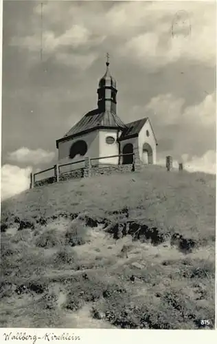 Tegernsee Tegernsee Wallberg Kirchlein ungelaufen ca. 1955 / Tegernsee /Miesbach LKR