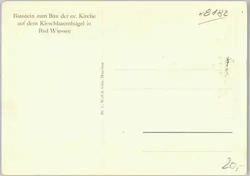 Bad Wiessee Bad Wiessee Kirschbaumhuegel Modell ungelaufen ca. 1965 / Bad Wiessee /Miesbach LKR