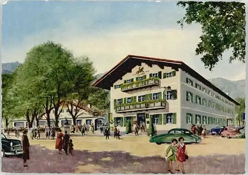 Bad Wiessee Hotel Gaststaette zur Post x 1967