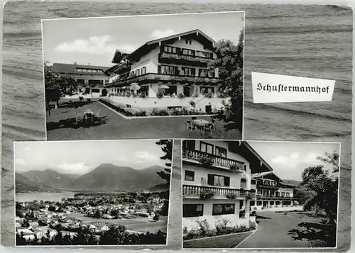 Bad Wiessee Bad Wiessee Gaestehaus Schustermannhof ungelaufen ca. 1965 / Bad Wiessee /Miesbach LKR