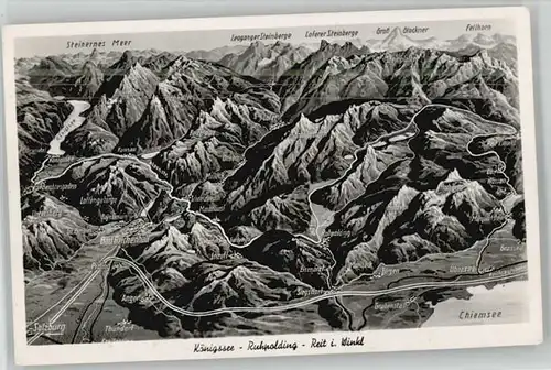 Ruhpolding Koenigssee Reit im Winkl Bad Reichenhall Inzell x 1953