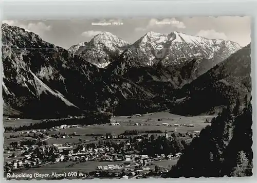 Ruhpolding Ruhpolding  ungelaufen ca. 1955 / Ruhpolding /Traunstein LKR