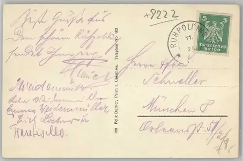 Ruhpolding  x 1925