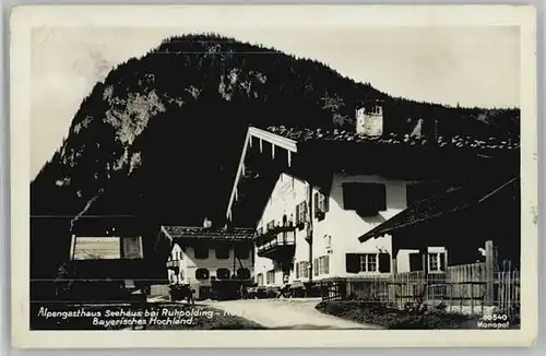 Ruhpolding Seehaus Gasthaus x 1930