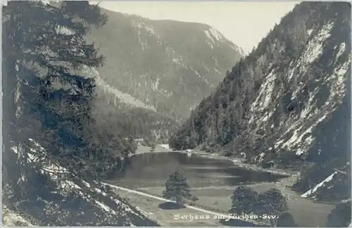 Ruhpolding Ruhpolding Seehaus Foerchensee ungelaufen ca. 1910 / Ruhpolding /Traunstein LKR