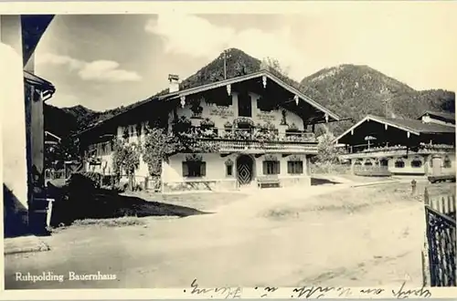 Ruhpolding Bauernhaus x 1934