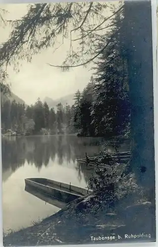 Ruhpolding Ruhpolding Taubensee ungelaufen ca. 1910 / Ruhpolding /Traunstein LKR