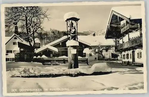 Ruhpolding Dorfbrunnen x 1938