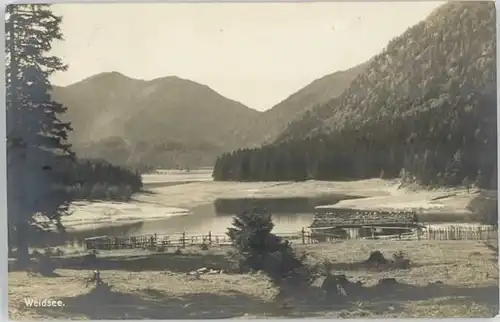 Ruhpolding Ruhpolding [Rupert Zeller] Weidsee ungelaufen ca. 1910 / Ruhpolding /Traunstein LKR