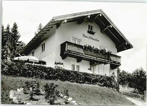 Ruhpolding Ruhpolding Haus Schwaben ungelaufen ca. 1965 / Ruhpolding /Traunstein LKR