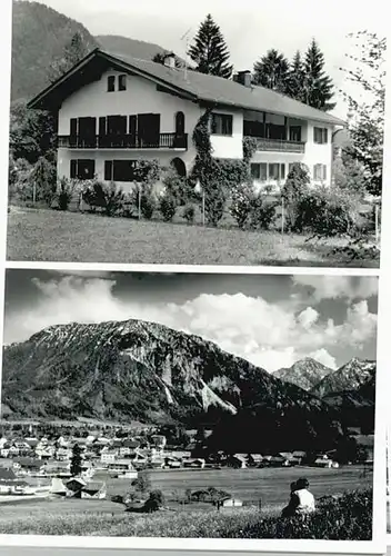 Ruhpolding Ruhpolding Fremdenheim Demmelmair ungelaufen ca. 1965 / Ruhpolding /Traunstein LKR