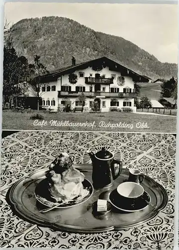 Ruhpolding Cafe Muehlbauernhof x 1965