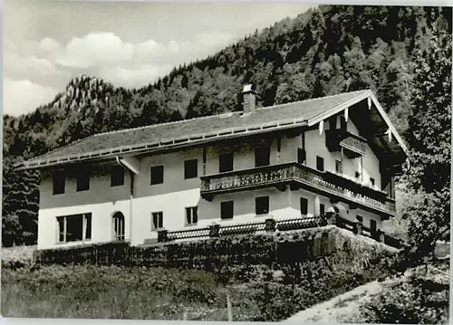 Ruhpolding Pension am Maerchenwald o 1966