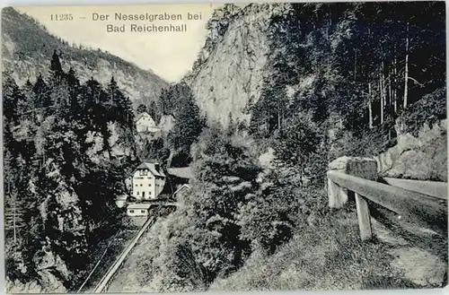 Bad Reichenhall Bad Reichenhall Nesselgraben ungelaufen ca. 1910 / Bad Reichenhall /Berchtesgadener Land LKR