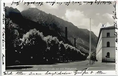 Bad Reichenhall Salinenstrasse Predigtstuhl o 1945