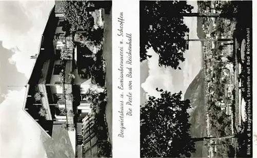 Bad Reichenhall Bergwirtshaus Enzianbrennerei x 1952