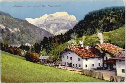 Bad Reichenhall Bad Reichenhall Mauthaeusl ungelaufen ca. 1910 / Bad Reichenhall /Berchtesgadener Land LKR