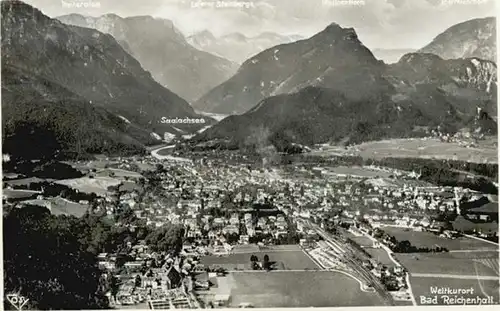 Bad Reichenhall Fliegeraufnahme x 1929