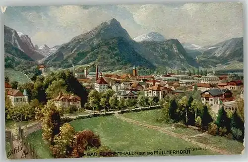 Bad Reichenhall Bad Reichenhall Muellnerhorn ungelaufen ca. 1910 / Bad Reichenhall /Berchtesgadener Land LKR