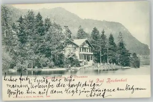 Bad Reichenhall Thumsee x 1909