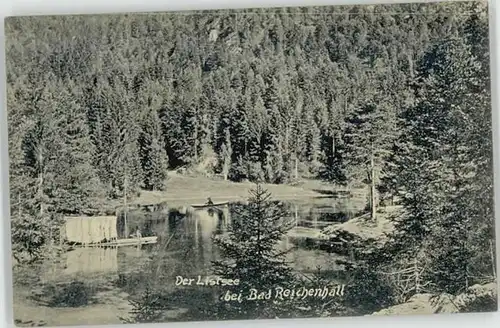 Bad Reichenhall Bad Reichenhall Listsee ungelaufen ca. 1910 / Bad Reichenhall /Berchtesgadener Land LKR
